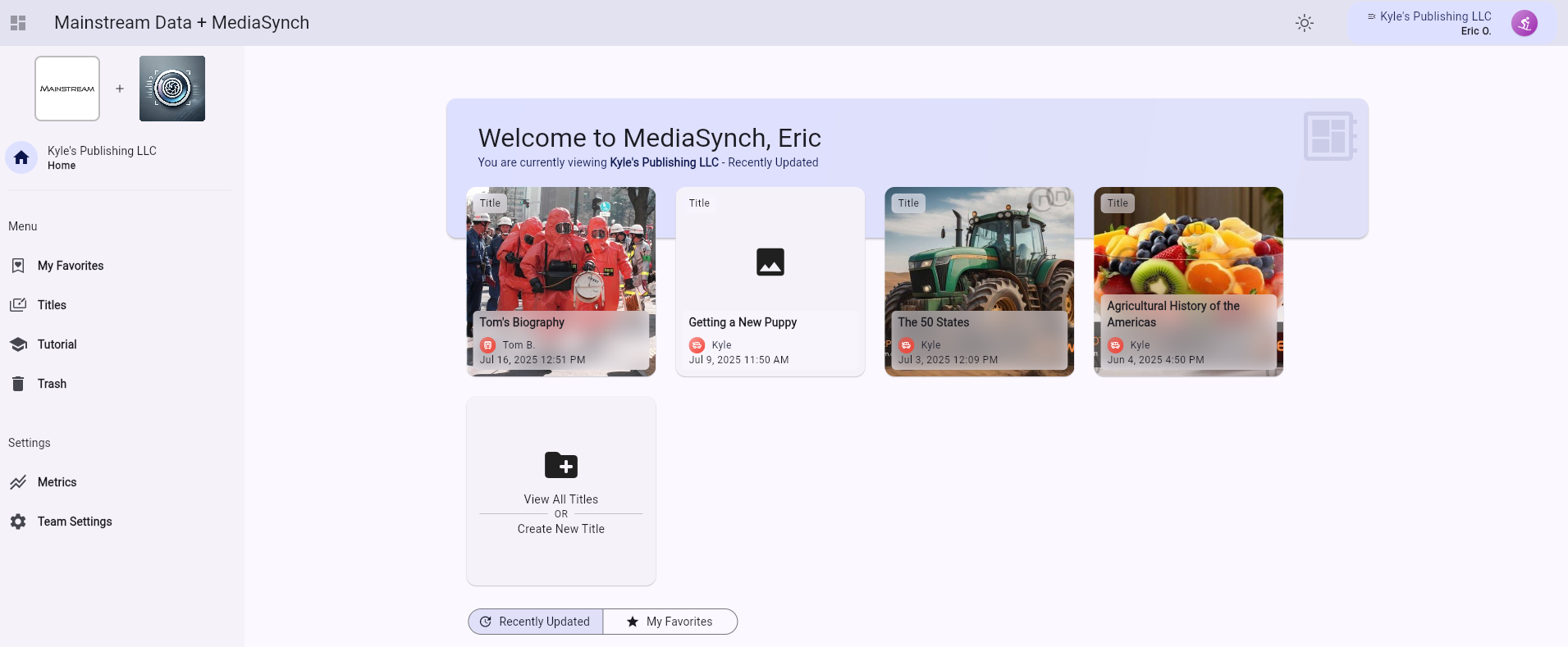 Dashboard Overview